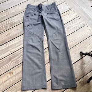 Athleta Charcoal Heather Pants, Size 4, excellent condition